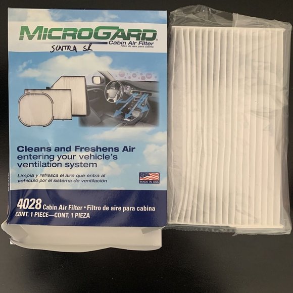 Microgard air filter lot for Nissan Sentra SR MGA46044 & 4028 cabin filter - Picture 6 of 8